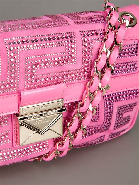 pink versace top|versace pink handbag.